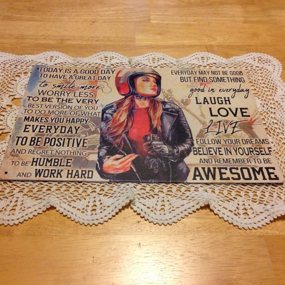 Inspirational Quotes Wall Art Metal Sign, New - Picture 1 of 8